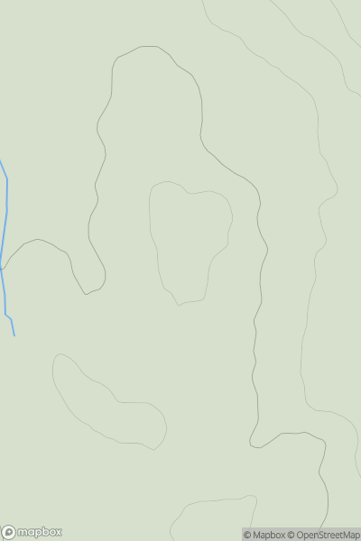 Thumbnail image for Long Mountain [Antrim Mountains] showing contour plot for surrounding peak